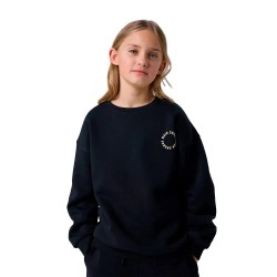 Блуза Name it Ria sweatshirt - Black (Black / Detail Antique White Print) блуза,детски,блузи,name,it,ria,sweatshirt,black,(black,detail,antique,white,print)