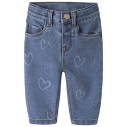 Дънки Name it Rose Mom Fit jeans - Blue (Medium Blue Denim / AOP Heart) дънки,мъжки,панталони,дамски,панталони,name,it,rose,mom,fit,jeans,blue,(medium,blue,denim,aop,heart)
