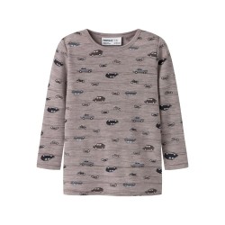 Тениска Name it Wang long sleeve T-shirt - Grey (Satellite / AOP Highway) тениска,мъжки,тениски,дамски,тениски,name,it,wang,long,sleeve,t,shirt,grey,(satellite,aop,highway)