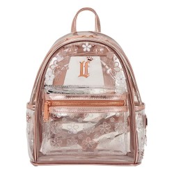 Раница Loungefly Clear Floral backpack - Clear / Pink (Multicolor) раница,раници,loungefly,clear,floral,backpack,clear,pink,(multicolor)