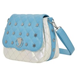 Loungefly Elsa Pearlescent crossbody - White / Blue (Blue / White) всички,чанти,loungefly,elsa,pearlescent,crossbody,white,blue,(blue,white)