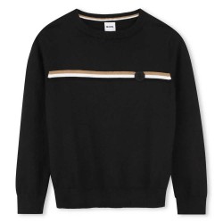Блуза BOSS J53389 sweater - Black (Black) блуза,мъжки,пуловери,дамски,пуловери,boss,j53389,sweater,black,(black)