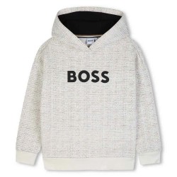 Суичър BOSS J53402 hoodie - White (Marfil) суичър,детски,блузи,boss,j53402,hoodie,white,(marfil)