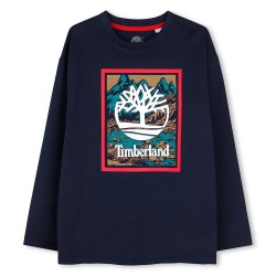 Тениска Timberland T61052 long sleeve T-shirt - Blue (Marine) тениска,мъжки,тениски,дамски,тениски,timberland,t61052,long,sleeve,t,shirt,blue,(marine)