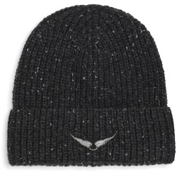 Юношеска шапка Zadig & voltaire X60874 junior beanie - Black (Heather Gray) юношеска,шапка,всички,шапки,zadig,&,voltaire,x60874,junior,beanie,black,(heather,gray)