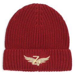 Юношеска шапка Zadig & voltaire X60888 junior beanie - Red (Bordeaux) юношеска,шапка,всички,шапки,zadig,&,voltaire,x60888,junior,beanie,red,(bordeaux)