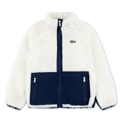 Яке Lacoste Sherpa jacket - White (Farine) яке,мъжки,якета,дамски,якета,и,палта,lacoste,sherpa,jacket,white,(farine)