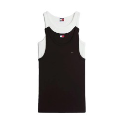 тениска,мъжки,тениски,дамски,тениски,tommy,jeans,dm0dm20769,sleeveless,t,shirt,white,black,(ecru,black)