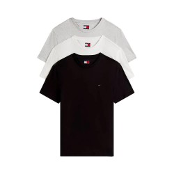 Тениска Tommy jeans DM0DM21579 short sleeve T-shirt 3 units - Multicolor (Black / Light Grey Heather / Ecru) тениска,мъжки,тениски,дамски,тениски,tommy,jeans,dm0dm21579,short,sleeve,t,shirt,3,units,multicolor,(black,light,grey,heather,ecru)