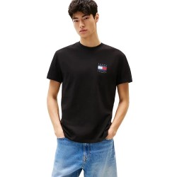 тениска,мъжки,тениски,дамски,тениски,tommy,jeans,dm0dm21910,short,sleeve,t,shirt,black,(black)