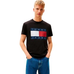 тениска,мъжки,тениски,дамски,тениски,tommy,jeans,dm0dm22645,short,sleeve,t,shirt,black,(black,bds)