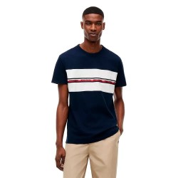 Тениска Tommy jeans DM0DM23245 short sleeve T-shirt - Blue (Dark Night Navy) тениска,мъжки,тениски,дамски,тениски,tommy,jeans,dm0dm23245,short,sleeve,t,shirt,blue,(dark,night,navy)