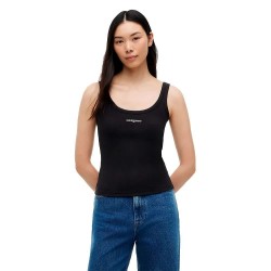 Тениска Tommy jeans DW0DW22817 sleeveless T-shirt - Black (Black) тениска,мъжки,тениски,дамски,тениски,tommy,jeans,dw0dw22817,sleeveless,t,shirt,black,(black)