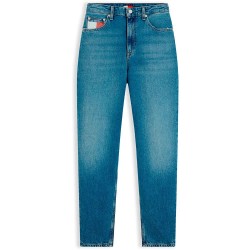 Дънки Tommy jeans DW0DW23169 high waist jeans - Blue (Denim Medium) дънки,мъжки,панталони,дамски,панталони,tommy,jeans,dw0dw23169,high,waist,jeans,blue,(denim,medium)