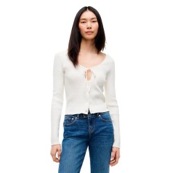 Блуза Tommy jeans DW0DW23347 sweater - White (Off White) блуза,мъжки,пуловери,дамски,пуловери,tommy,jeans,dw0dw23347,sweater,white,(off,white)