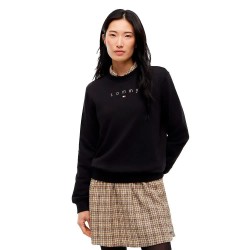Блуза Tommy jeans DW0DW23403 sweatshirt - Black (Black) блуза,дамски,блузи,tommy,jeans,dw0dw23403,sweatshirt,black,(black)