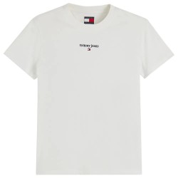 тениска,мъжки,тениски,дамски,тениски,tommy,jeans,dw0dw23527,short,sleeve,t,shirt,white,(ecru)