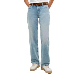 Дънки Tommy jeans DW0DW23582 low waist jeans - Blue (Denim Light) дънки,мъжки,панталони,дамски,панталони,tommy,jeans,dw0dw23582,low,waist,jeans,blue,(denim,light)