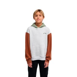 Суичър Billabong Arch Block Po hoodie - White / Grey (Light Grey Heather) суичър,детски,блузи,billabong,arch,block,po,hoodie,white,grey,(light,grey,heather)