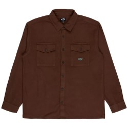 Риза с дълъг ръкав Billabong Del Mar long sleeve shirt - Brown (Dark Cedar) риза,с,дълъг,ръкав,дамски,ризи,мъжки,ризи,billabong,del,mar,long,sleeve,shirt,brown,(dark,cedar)