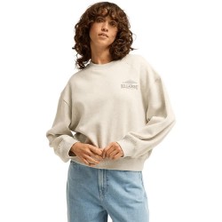 Блуза Billabong Heritage sweatshirt - Beige (Grey Heather) блуза,дамски,блузи,billabong,heritage,sweatshirt,beige,(grey,heather)