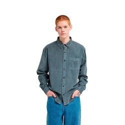 Риза с дълъг ръкав Element Button Down Corduroy Regular Fit long sleeve shirt - Blue (Dark Slate) риза,с,дълъг,ръкав,дамски,ризи,мъжки,ризи,element,button,down,corduroy,regular,fit,long,sleeve,shirt,blue,(dark,slate)