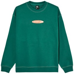 блуза,мъжки,пуловери,quiksilver,disk,crew,sweatshirt,green,(forest)