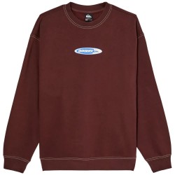 блуза,мъжки,пуловери,quiksilver,disk,crew,sweatshirt,brown,(java)