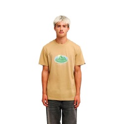 Тениска Quiksilver Evo Mountain Lov short sleeve T-shirt - Yellow (Kelp) тениска,мъжки,тениски,дамски,тениски,quiksilver,evo,mountain,lov,short,sleeve,t,shirt,yellow,(kelp)