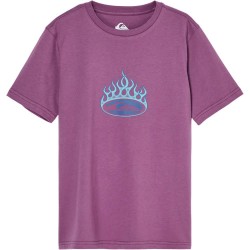 Тениска Quiksilver Flaming short sleeve T-shirt - Purple (Grape Jam) тениска,мъжки,тениски,дамски,тениски,quiksilver,flaming,short,sleeve,t,shirt,purple,(grape,jam)