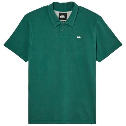 Quiksilver MW Pique short sleeve polo - Green (Forest) дамски,блузи,с,яка,мъжки,блузи,с,яка,quiksilver,mw,pique,short,sleeve,polo,green,(forest)
