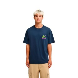 Тениска Quiksilver Peak short sleeve T-shirt - Blue (Dark Navy) тениска,мъжки,тениски,дамски,тениски,quiksilver,peak,short,sleeve,t,shirt,blue,(dark,navy)