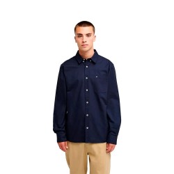 Риза с дълъг ръкав Quiksilver Smoke Trail Oxford long sleeve shirt - Blue (Dark Navy) риза,с,дълъг,ръкав,дамски,ризи,мъжки,ризи,quiksilver,smoke,trail,oxford,long,sleeve,shirt,blue,(dark,navy)