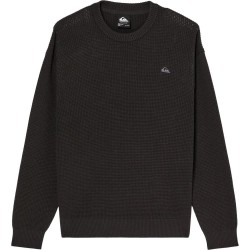 блуза,мъжки,пуловери,дамски,пуловери,quiksilver,waffle,sweater,black,(tarmac)