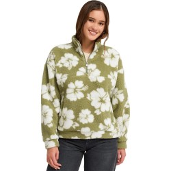 Яке Roxy Jive Talking Bonded Fleece jacket - Green (Oil Green Hippy Bico) яке,мъжки,якета,дамски,якета,и,палта,roxy,jive,talking,bonded,fleece,jacket,green,(oil,green,hippy,bico)