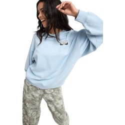 Блуза Roxy Lineup sweatshirt - Blue (Cerulean) блуза,дамски,блузи,roxy,lineup,sweatshirt,blue,(cerulean)