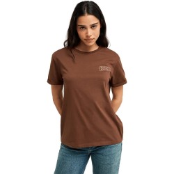 Тениска Roxy Ocean Regular short sleeve T-shirt - Brown (Chestnut) тениска,мъжки,тениски,дамски,тениски,roxy,ocean,regular,short,sleeve,t,shirt,brown,(chestnut)