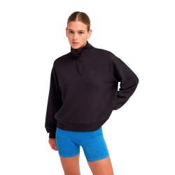 Блуза Roxy Rise&Vibe Sweet full zip sweatshirt - Black (Anthracite) блуза,дамски,блузи,roxy,rise&vibe,sweet,full,zip,sweatshirt,black,(anthracite)