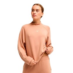 Блуза Roxy Rise&Vibes Whine sweatshirt - Orange (Cafe Au Lait) блуза,дамски,блузи,roxy,rise&vibes,whine,sweatshirt,orange,(cafe,au,lait)
