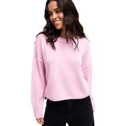 Блуза Roxy Something Cute sweater - Pink (Pink Lavender) блуза,мъжки,пуловери,дамски,пуловери,roxy,something,cute,sweater,pink,(pink,lavender)