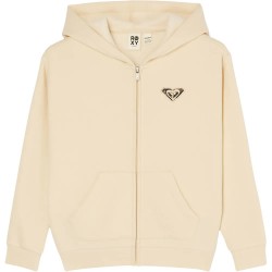 Блуза Roxy Surf Feeling full zip sweatshirt - Beige (Parchment) блуза,детски,блузи,roxy,surf,feeling,full,zip,sweatshirt,beige,(parchment)