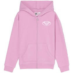 Блуза Roxy Surf Feeling full zip sweatshirt - Pink (Pink Lavender) блуза,детски,блузи,roxy,surf,feeling,full,zip,sweatshirt,pink,(pink,lavender)