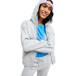 Блуза Roxy Surf Stoked full zip sweatshirt - Grey (Medium Grey Heather) блуза,дамски,блузи,roxy,surf,stoked,full,zip,sweatshirt,grey,(medium,grey,heather)