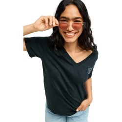 тениска,мъжки,тениски,дамски,тениски,roxy,vl,slow,life,v,short,sleeve,t,shirt,black,(anthracite)