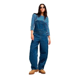 Дънки Roxy Wildheartoveral jeans - Blue (Ocean Blue) дънки,мъжки,панталони,дамски,панталони,roxy,wildheartoveral,jeans,blue,(ocean,blue)