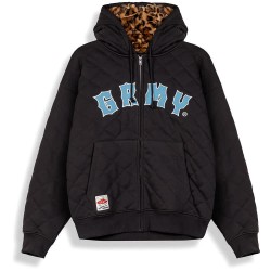 блуза,мъжки,пуловери,дамски,пуловери,grimey,the,props,quilted,full,zip,sweatshirt,black,(black)