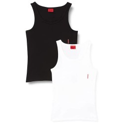 HUGO 50469778 sleeveless base layer 2 units refurbished - White (Open Miscellaneous) мъжко,бельо,hugo,50469778,sleeveless,base,layer,2,units,refurbished,white,(open,miscellaneous)