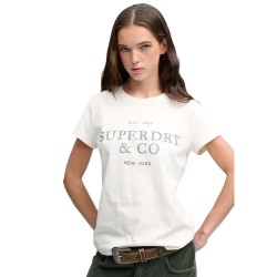 тениска,мъжки,тениски,дамски,тениски,superdry,luxe,casual,classic,short,sleeve,t,shirt,white,(cream,navy)