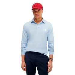 Tommy hilfiger 1985 Regular Fit long sleeve polo - Blue (Breezy Blue) дамски,блузи,с,яка,мъжки,блузи,с,яка,tommy,hilfiger,1985,regular,fit,long,sleeve,polo,blue,(breezy,blue)