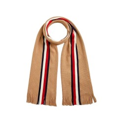 Шал Tommy hilfiger AM0AM14575 scarf - Brown (Southern Tan) шал,ръкавици,шапки,и,шалове,tommy,hilfiger,am0am14575,scarf,brown,(southern,tan)